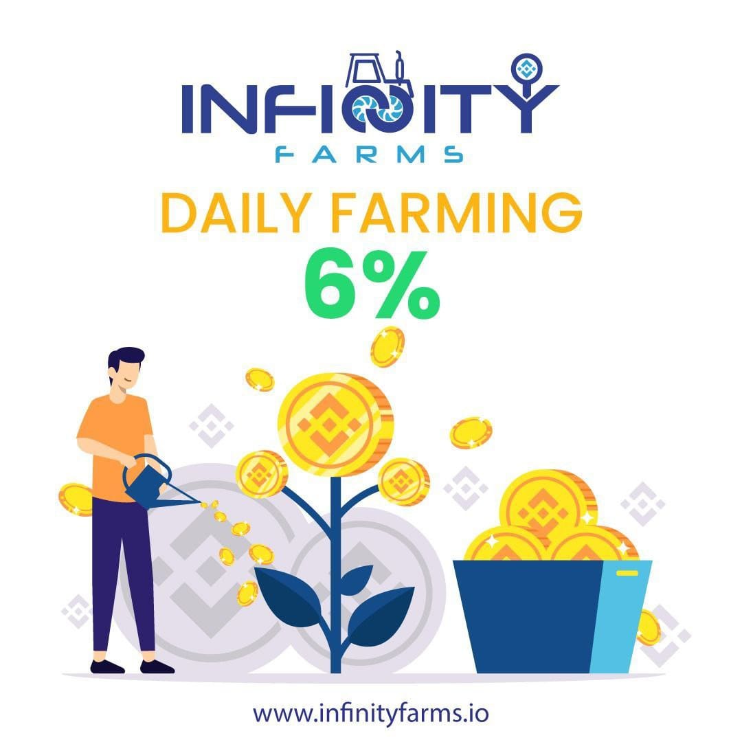infinityfarmsio's tweet image. Daily 6% Farming Income.
🌐 7 Level referral income:
🎁Level 1 : 5%
🎁Level 2 : 3%
🎁Level 3 : 2%
🎁Level 4 : 1%
🎁Level 5 : 0.5%
🎁Level 6 : 0.3%
🎁Level 7 : 0.2%

✅ KYC   ✅ Audit Completed

🌐 Website: infinityfarms.io