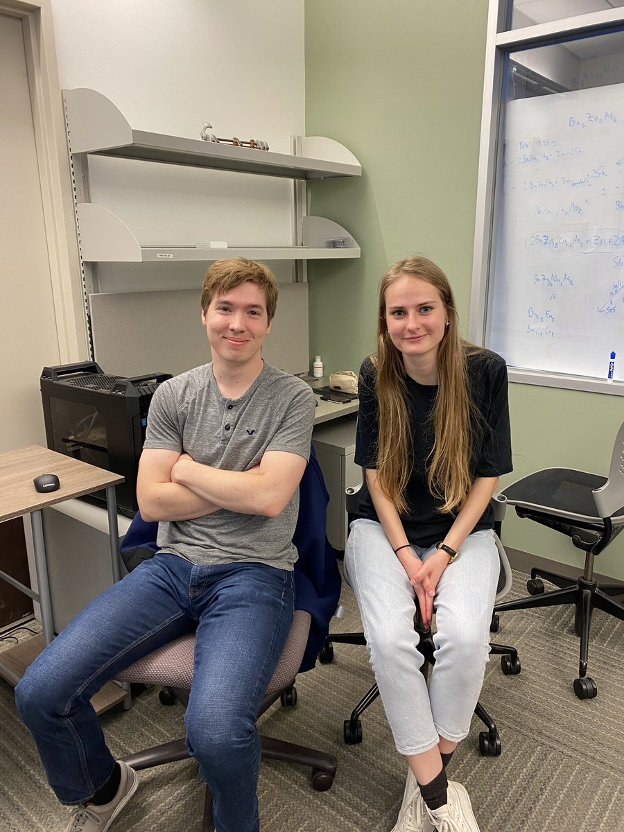 philipyox's tweet photo. Super proud of my undergrad mentee Victoria. She gave an awesome presentation at @KovnirLab group meeting today and is off to her summer REU at UPenn. https://t.co/42WWSVuzlO