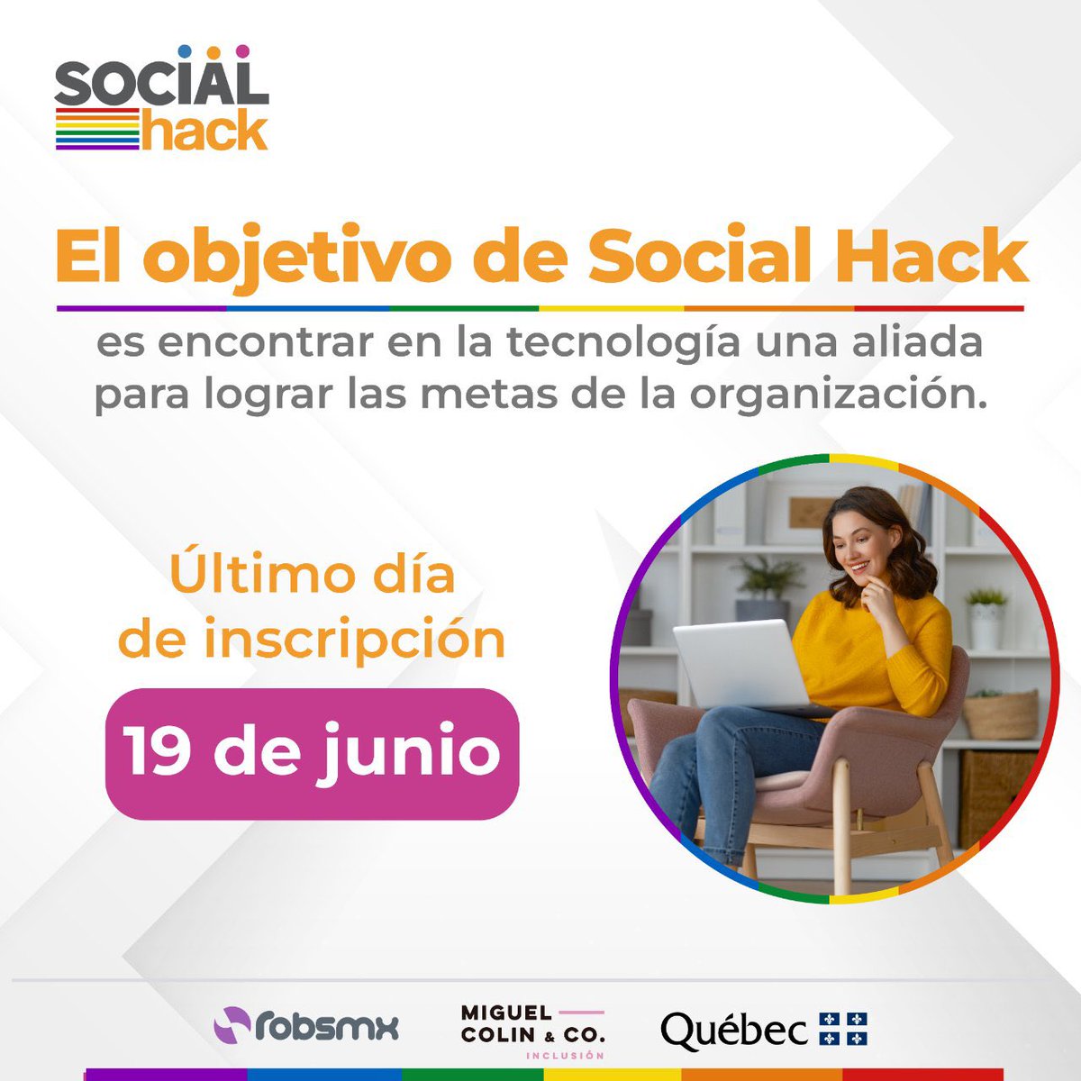 ¿Formas parte de una asociación que defiende los derechos de la comunidad LGBTQ? 🇲🇽🏳️‍🌈 ¡Participa en la convocatoria #SocialHack y haz de la tecnología tu mejor aliada! 🤩➡️ socialhack.mx Tienes hasta el 19 de junio 📅
<a href="/Robsmx/">Rob Hernandez</a>