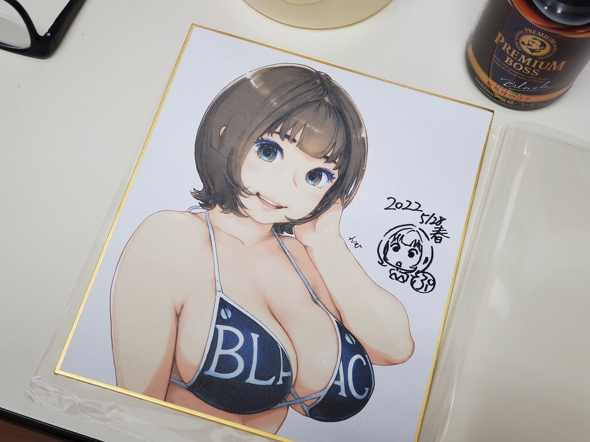 ぷりんプリント色紙、あともう少し残っております💝 今回は余裕を持って入荷したのでバッチリよ。 