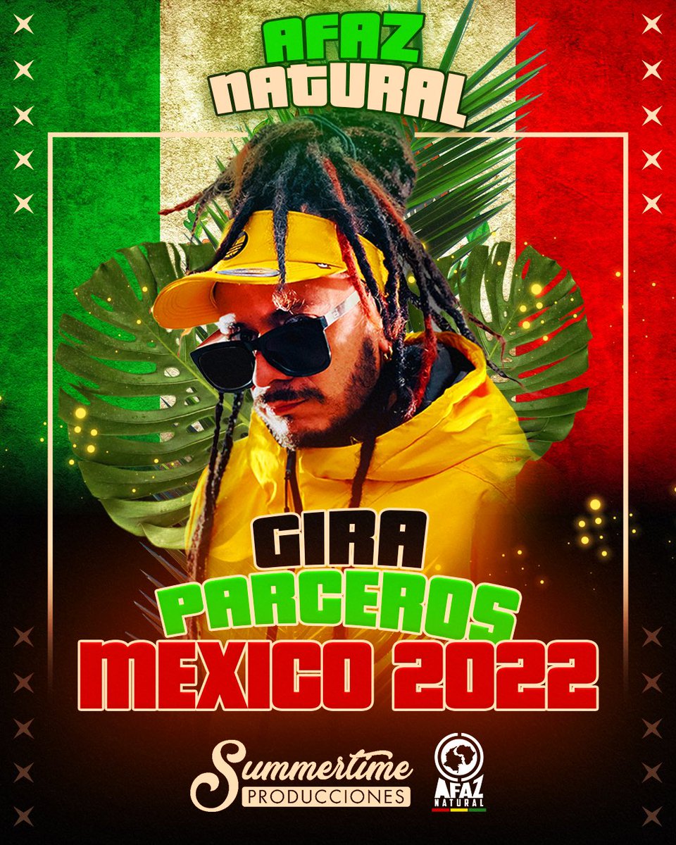 Se viene una bomba 💣 💣💣 !!!! 

Uno de los grandes exponentes del #HipHop 🎼🎼.   colombiano 🇨🇴 regresa a Mexico 🇲🇽 
@AfazNatural  se presentará en #CDMX y #Guadalajara con su #tour2022 #Parceros
Próximamente daremos a conocer las fechas y lugares !! 
Sera una gran fiesta 🎉!!!