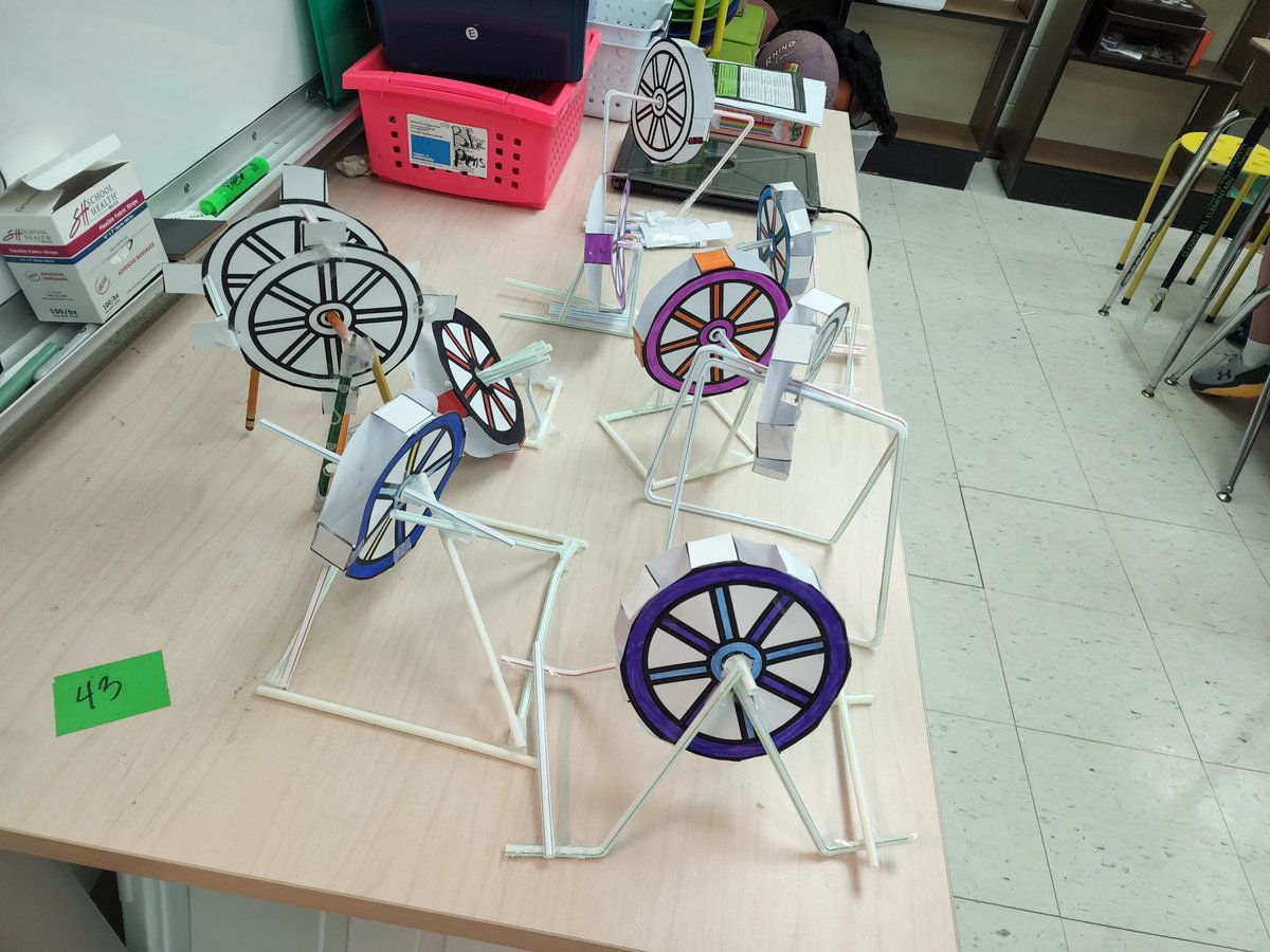 SchirmerCrystal's tweet photo. Ferris wheels! @CloverHillES @ccps_gifted https://t.co/SGRgZJu1qI