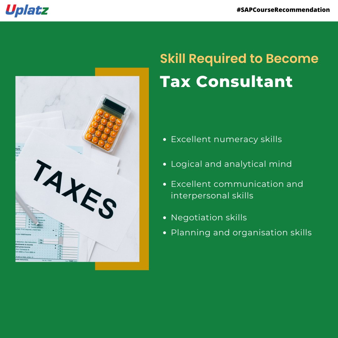 Uplatz on Twitter "Top 5 Skills Required to Tax Consultant
