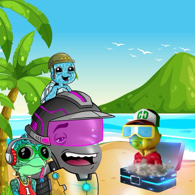 Our Twitter Spaces Reveal Party starts in less than 1 HOUR! 🥚🦎  🎁 Want to win a Chillin Chameleon 3.0<a href="/tag/chamilia"class="tags"><span>#chamilia</span></a><a href="/tag/chamsfollowchams"class="tags"><span>#chamsfollowchams</span></a>