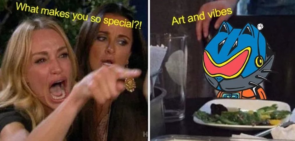 Art and vibes.. great meme 😂 <a href="/PizzellePirata/">PIZZELLE ✝️🏴‍☠️</a>