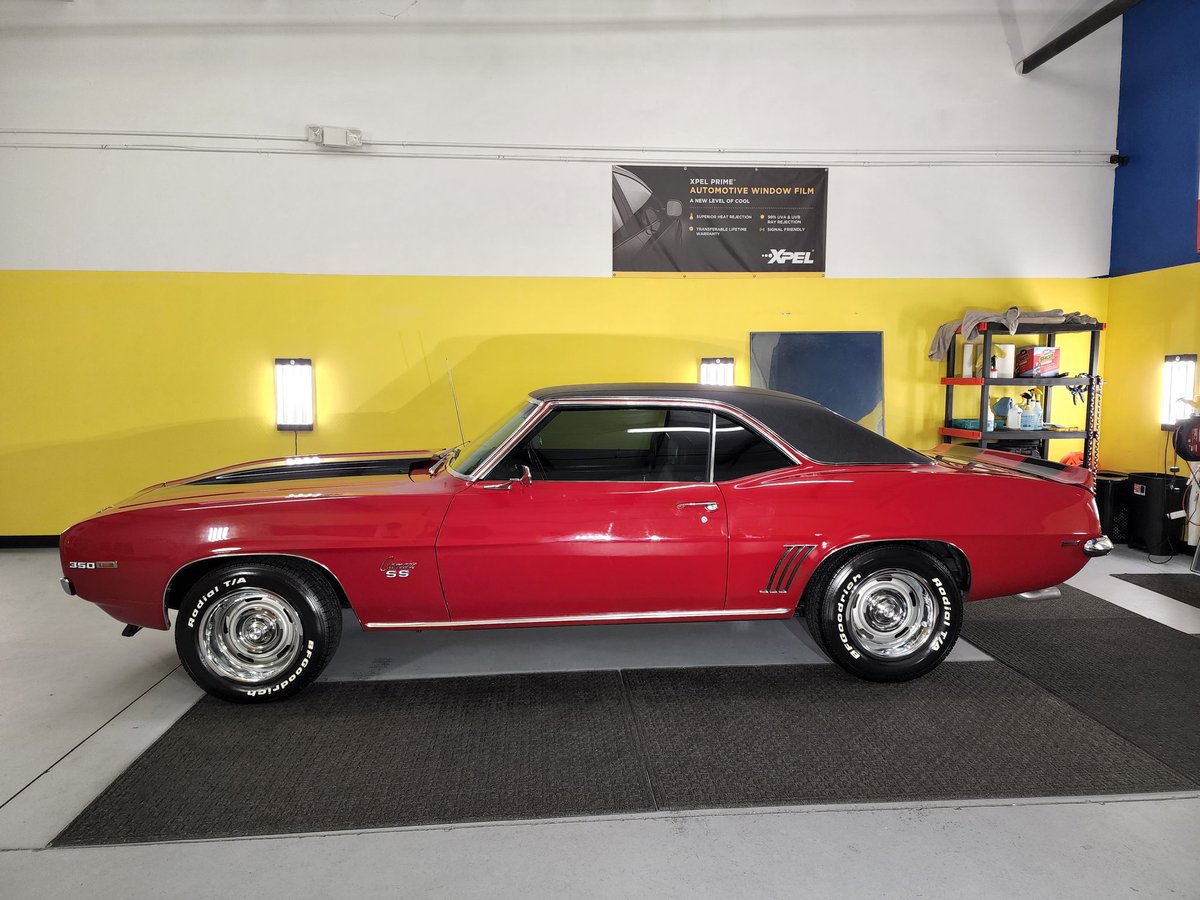 tintman's tweet photo. 1969 Chevrolet Camaro SS

https://t.co/RWqXOTBe1L 

Xpel XR Plus Super Ceramic Window Film 

70% windshield, 30% doors &amp; 5% rear windows 

@tintmanfl @xpel

#tintmanfl #xpel #windowtint #camaro #camaross #ss #chevrolet #chevy #chevycamaro #camarozl #v #le #zl #camarosonly https://t.co/PguhD2Ql1X