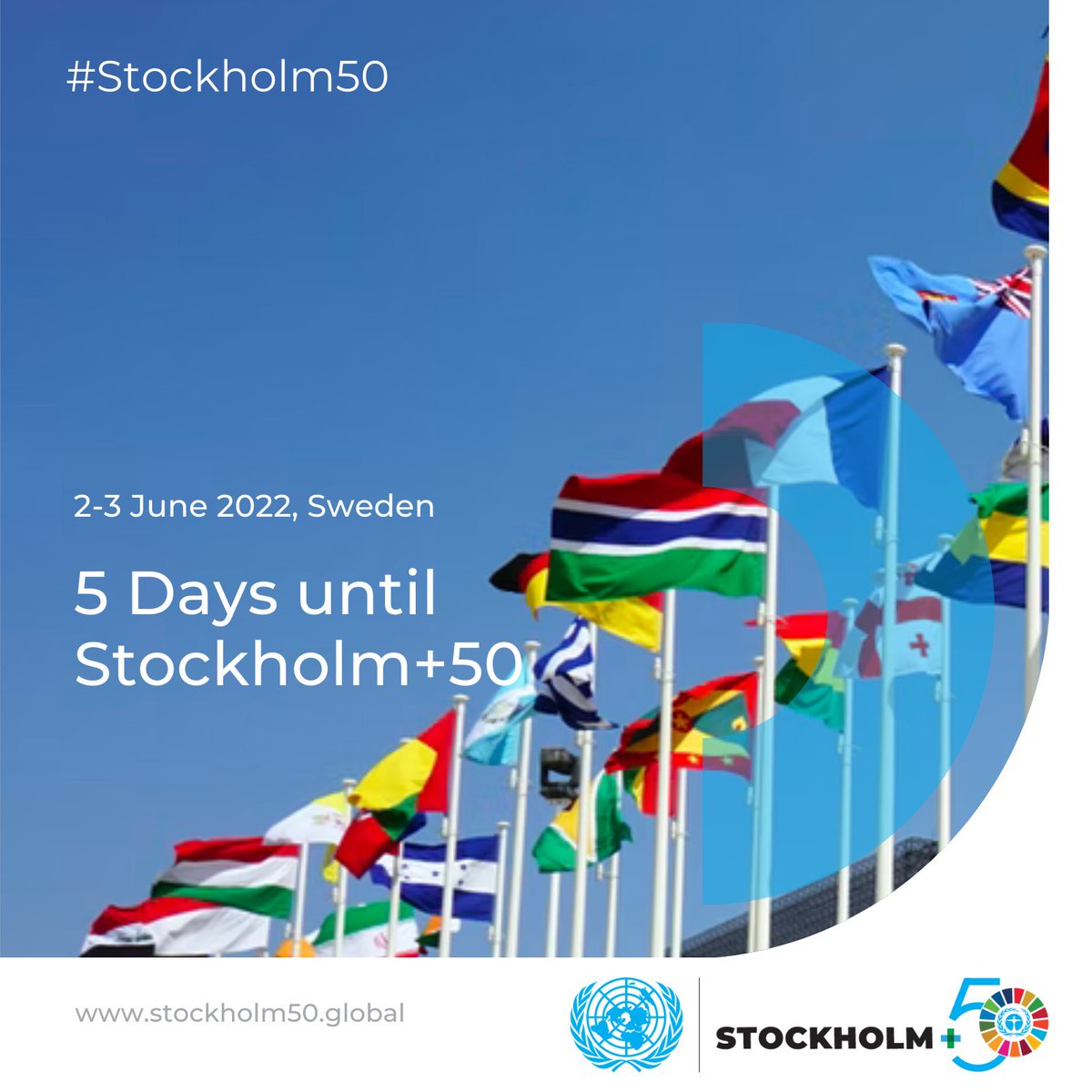 #Stockholm50 is 5 days away!

To overcome the triple planetary crisis, everyone has a role to play. That's why we've held 5 Regional Consultations, all around the 🌍

We're engaging stakeholders everywhere, and empowering marginalized voices! Learn more ⤵️ bit.ly/s50-rc