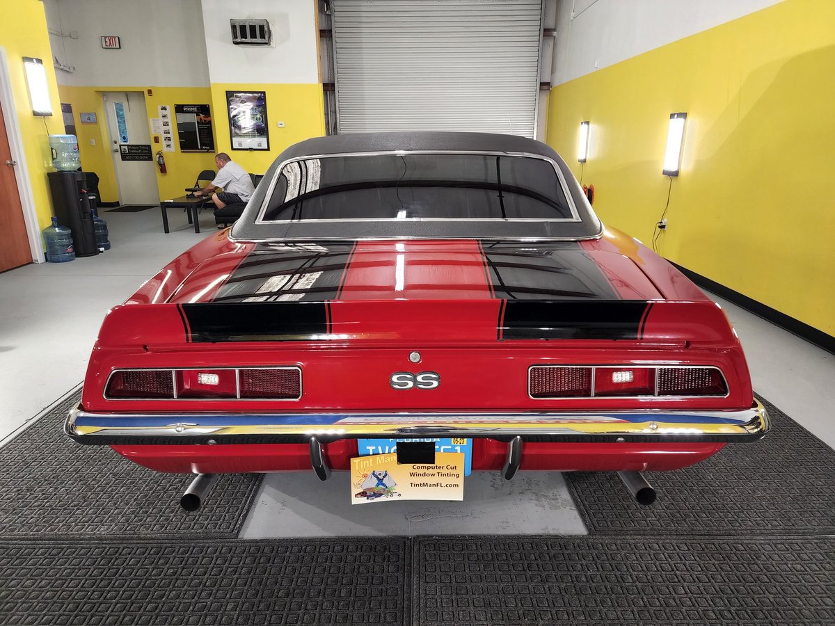 tintman's tweet photo. 1969 Chevrolet Camaro SS

https://t.co/RWqXOTBe1L 

Xpel XR Plus Super Ceramic Window Film 

70% windshield, 30% doors &amp; 5% rear windows 

@tintmanfl @xpel

#tintmanfl #xpel #windowtint #camaro #camaross #ss #chevrolet #chevy #chevycamaro #camarozl #v #le #zl #camarosonly https://t.co/PguhD2Ql1X