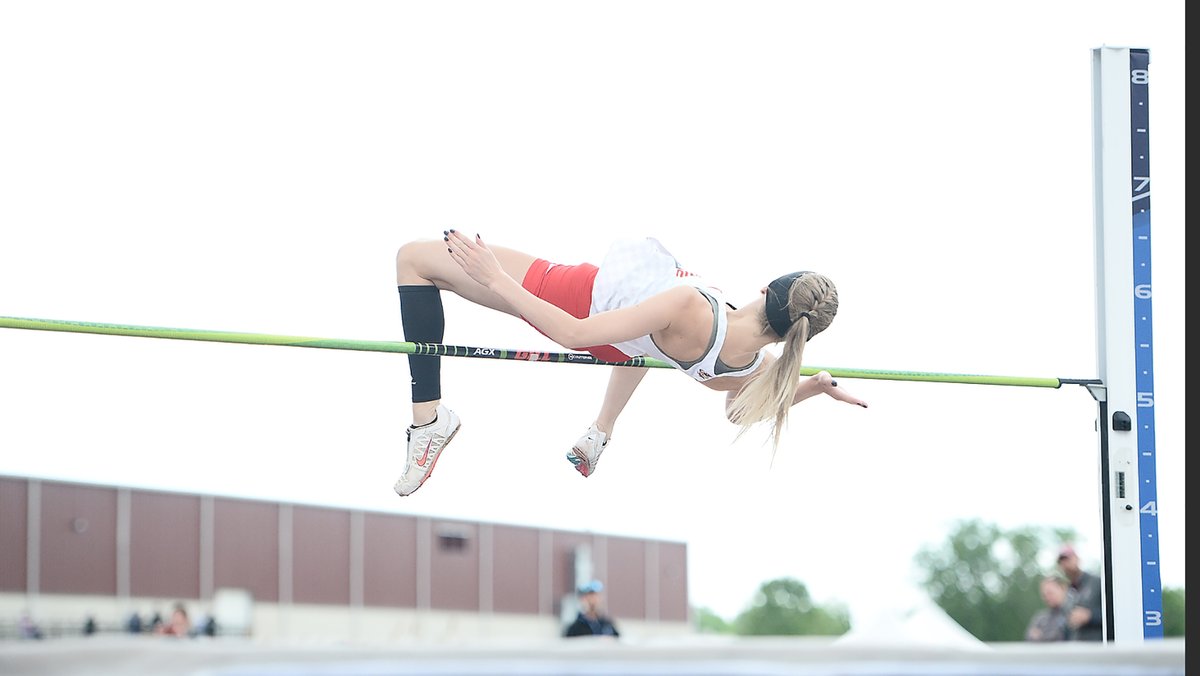 Ott_Athletics's tweet photo. T&amp;F: Cwinn Febus advances through prelims of 110 hurdles, Emma Klosterman takes 14th nationally in high jump, while seniors Gracie Dennison and Mike Rennette see their impressive careers come to a close Friday afternoon at SPIRE. Full recap at this link: https://t.co/jxEbETPhnp https://t.co/MGpymguv0C