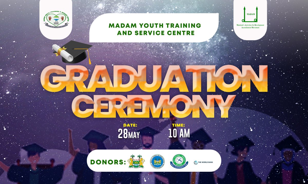 madam1_sl's tweet photo. The Youth Training and Service center team is all set for tomorrow's graduation ceremony' https://t.co/FRaiOVqHbc