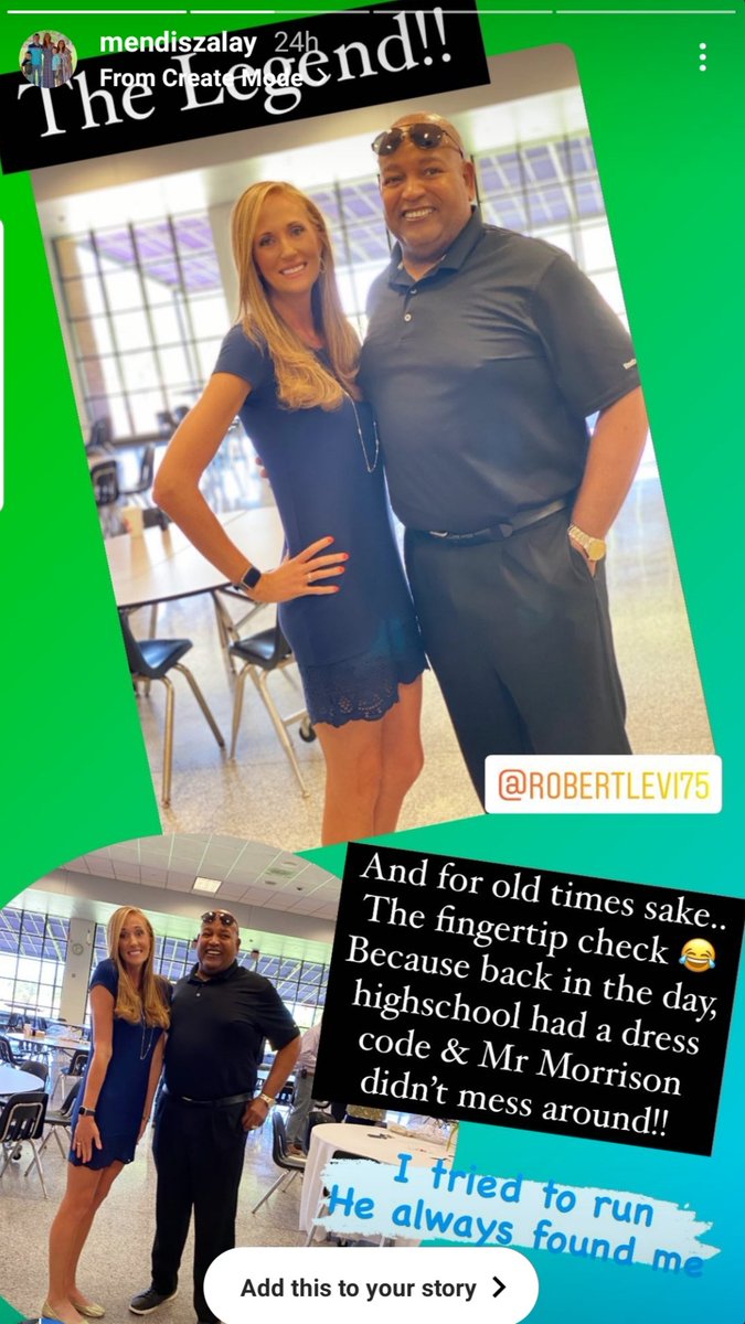 🦁My former Spring High Lions peep- Mrs. Mendi (Hardy) Szalay. She can't remember anything from high school except me being caught for dress code. 😁🦁