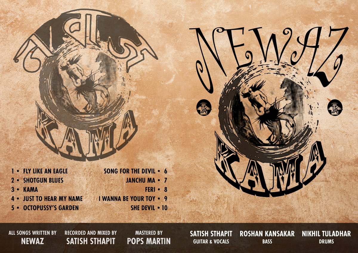 nepalicook's tweet photo. #NewRelease by Newaz
We've just released our new album, Kama. Listen and buy now directly from us: https://t.co/XCtDmJI6c7
digital distributed by @WildYakRecords #nepaliaawaz #nepalimusic #nepalirock #newaz #bluesrock https://t.co/GOiytW4VQy