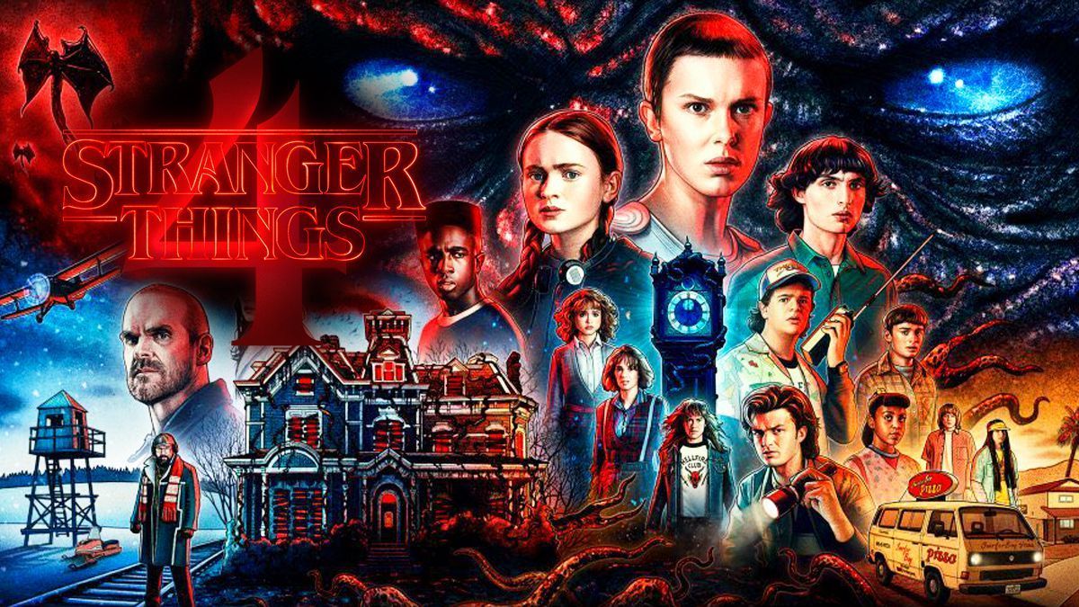 horrorlosers's tweet photo. #StrangerThings4 (2022) vol I es colosal. Los Duffer han redondeado la temporada más terrorífica de la serie de Netflix, manteniendo hasta cuatro narrativas en crescendo hasta el espectacular episodio siete, con un gran giro bien ganado, más del Upside Down y el pasado de Eleven. https://t.co/FbVMIUVeav