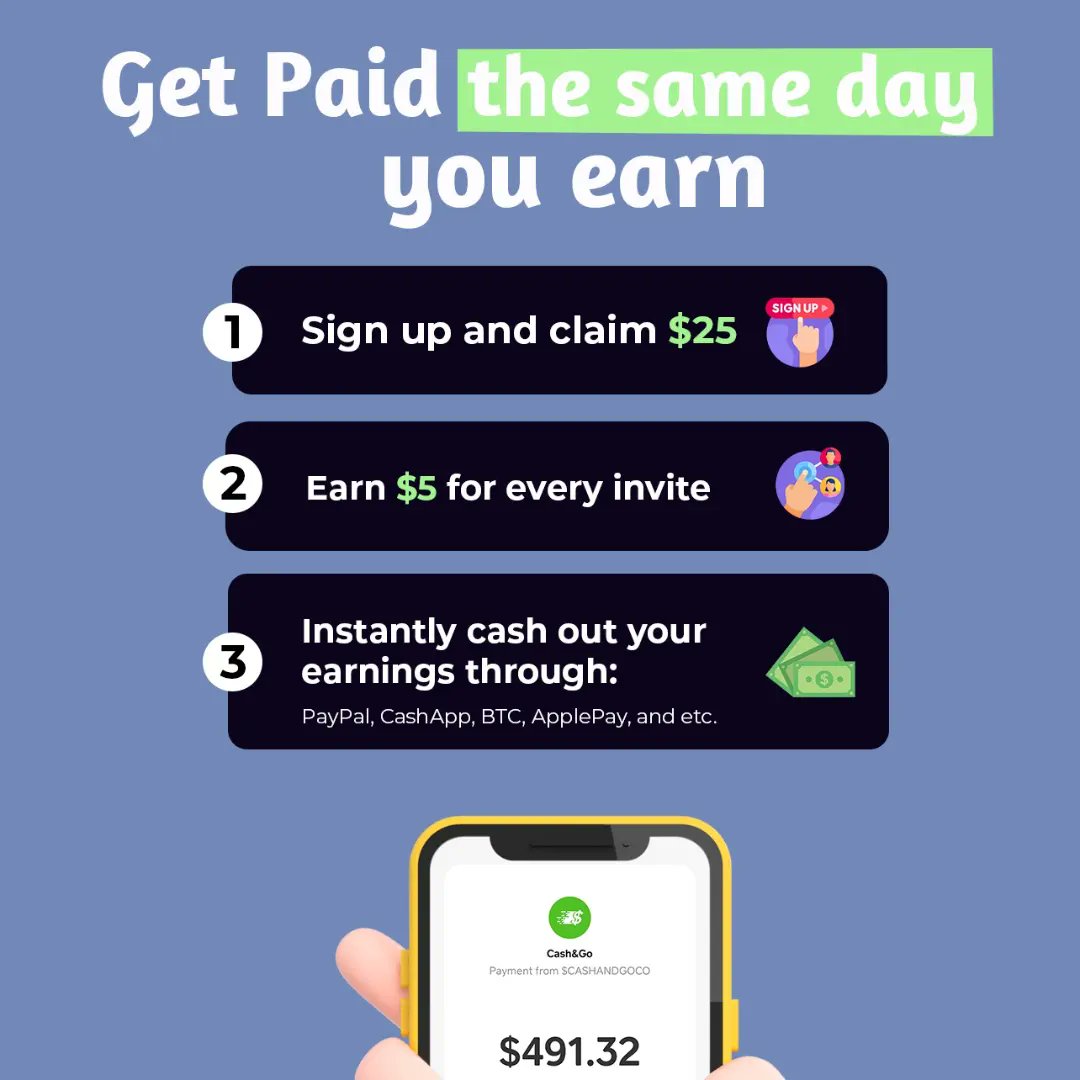 KingMade316's tweet photo. I just made $134.67 on Cash&amp;Go (@cashngoco), the fastest-growing Market Research Network!

Sign up with my link below for a $25 bonus! https://t.co/gGWH9APCtN #cashandgo https://t.co/3ZqRu1dmEo