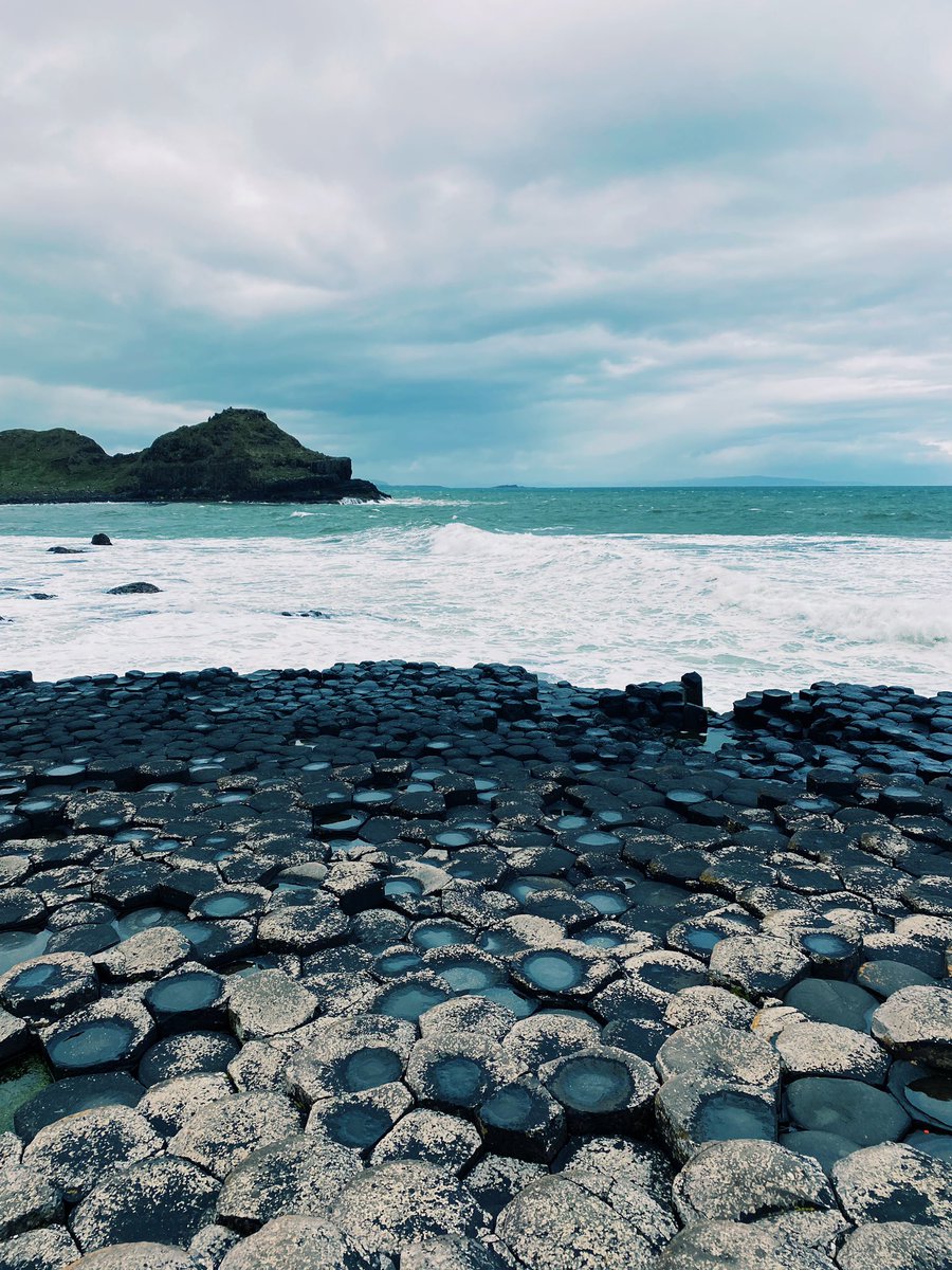 zaccwolff's tweet photo. Saying goodbye (for now) to Ireland, with the beautiful send-off of Giant’s Causeway 🌊🤍 #duqmediaireland https://t.co/43IETnI0o8