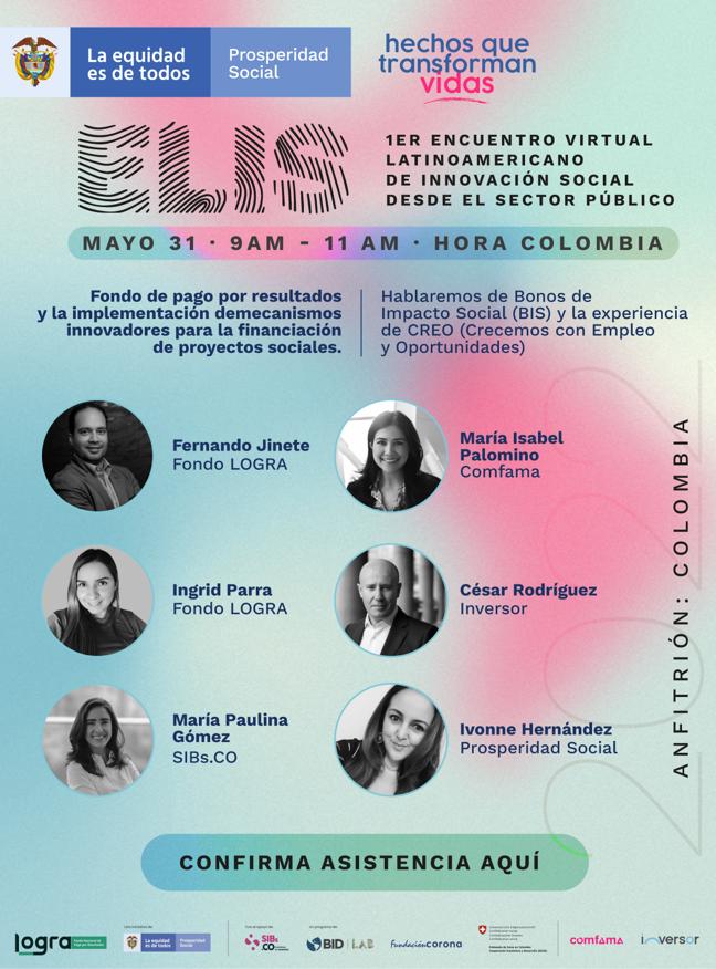 📌📆 ¡Nos vemos el martes!
📢 1er Encuentro de reactivación de la Red Latinoamericana de Innovación Social en el Sector Publico- RED ELIS que se centrará en el caso colombiano 🇨🇴 referente a 💡 Fondo de Pago por Resultados. Inscríbete 👉🏼
forms.gle/pP83SnWH7VWKhy…
