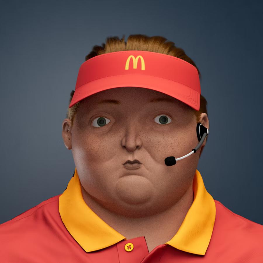 "so, huh, whaaat.  you want bbq and honey mustard sauce with the nuggets?"