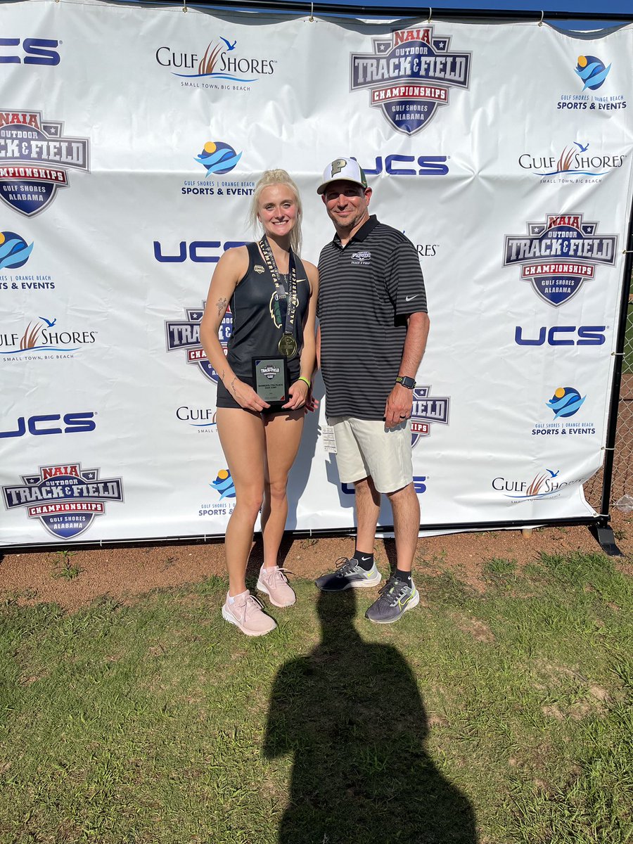 pointparkxctf's tweet photo. 2022 NAIA Outdoor Track and Field Championships High Jump All American! 2time all American not a bad freshman campaign! https://t.co/kkeMVSQHYr