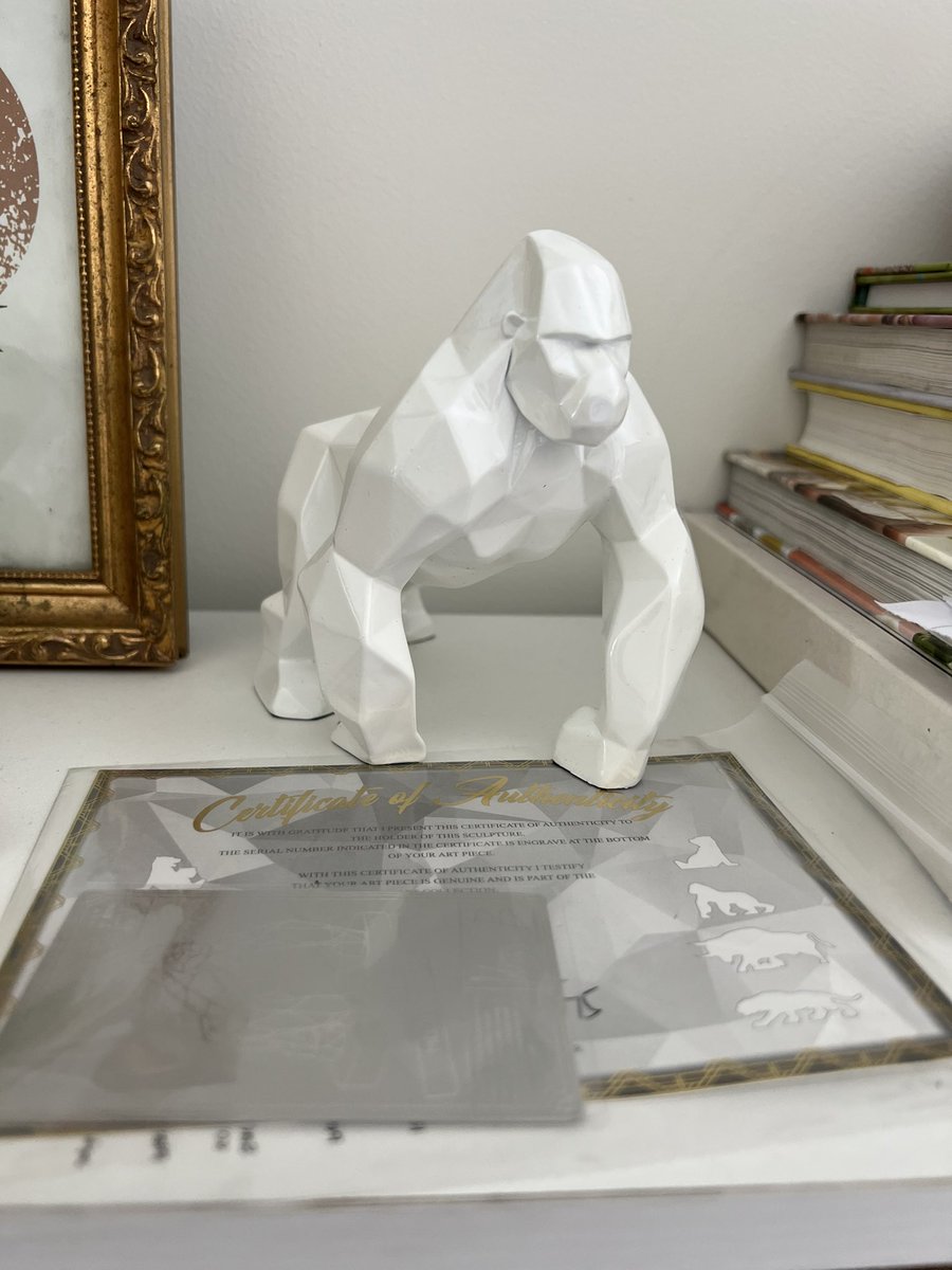 glogovicean's tweet image. Check out my @Polyverseart IRL statue I just got from the amazing artist @idrissbcom I’m speechless and so is my family!!