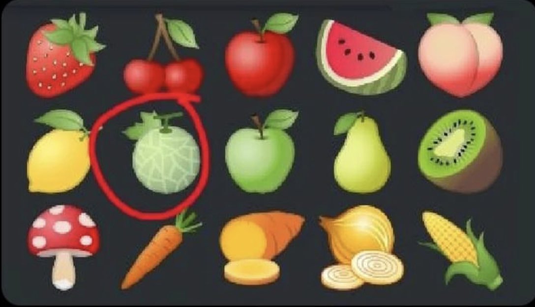 meyna on X: Depuis quand y'a un emoji fruits du démon ???   / X