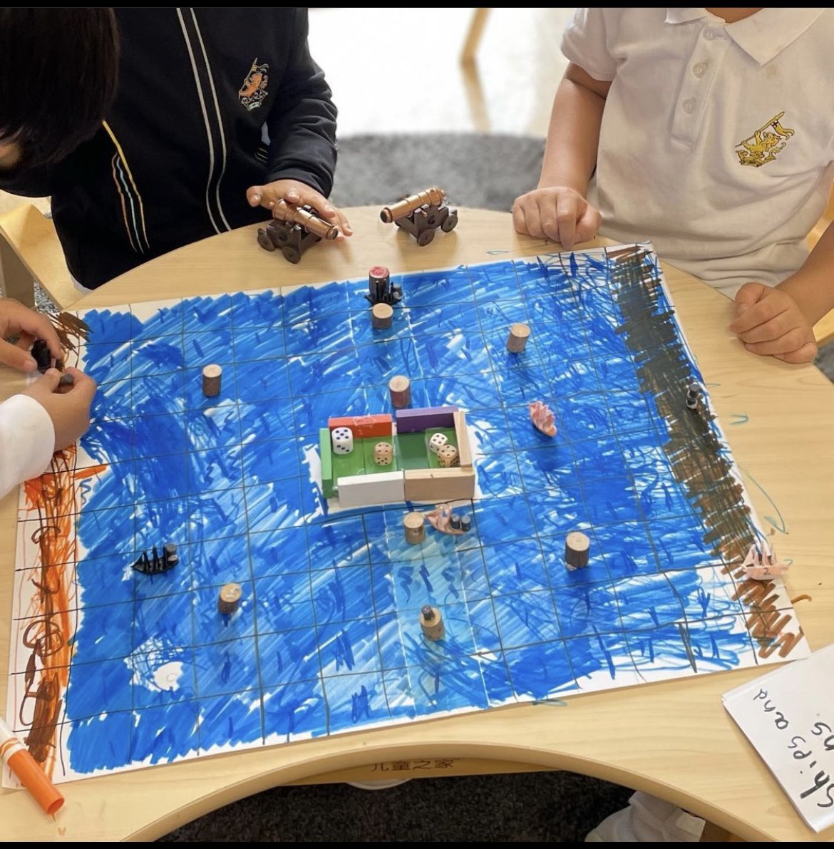 teachernicolas1's tweet photo. In our class project about games, my 5-year-old children (EY3, pre-k) are becoming game designers of their own tabletop games. For the full post check my IG: StoriesWithNicolas #gamedesign #earlychildhoodeducation #projectbasedlearning #tabletopgames #EY3 https://t.co/0f2zdtSmgV