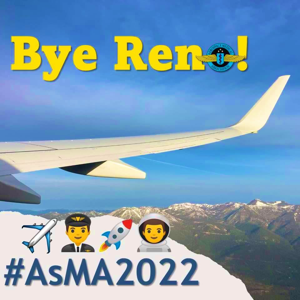 Mission Complete #AsMA2022! 🛬
Thank you all for making our #AerospaceMedicine community bigger, better and stronger 💪🏽
See you in New Orleans for #AsMA2023!🚀