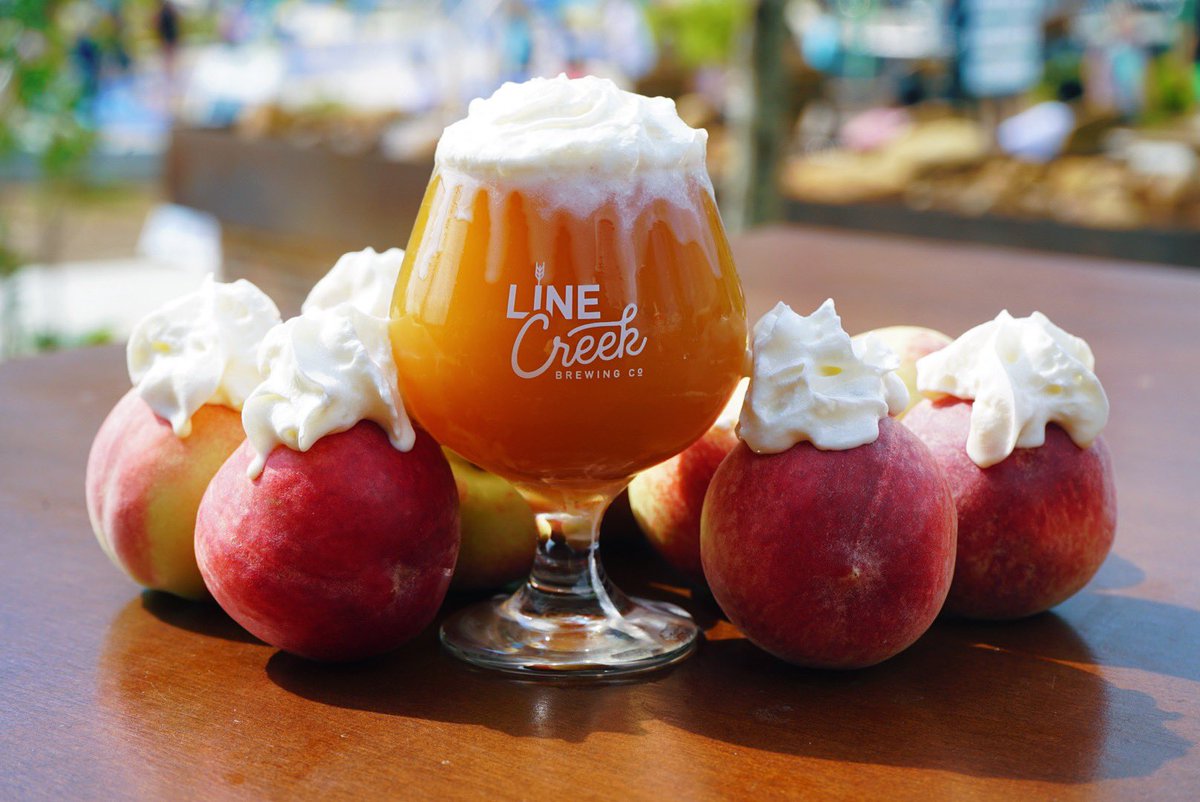 MILLIONS OF PEACHES 🍑, PEACHES AND CREAM. 🎶

The Mash Pit Peaches and Cream Sour is on tap for a limited time at the Bus Barn! Brewed with Two Birds Taphouse, verrry peachy, and 4.6% ABV. Draft and crowlers available. 🍻