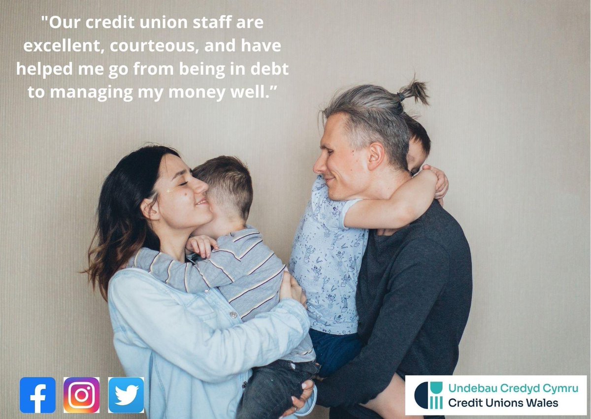 Credit union members have shared so much positive feedback with us in the recent weeks and months. We love to hear how a credit union has impacted so positively on the financial welfare of a member,. creditunionsofwales.co.uk #feedbackfriday