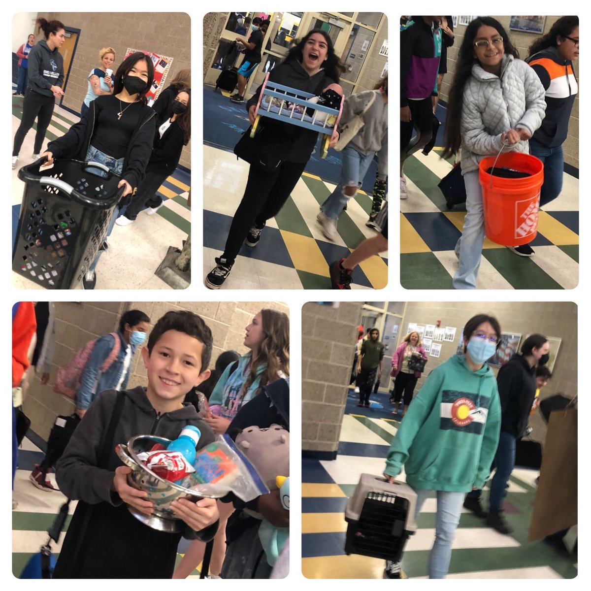 maestra_wahls's tweet photo. Anything but a backpack day was BIG fun! Our BHMS students are so creative!! #llawarrior #bhwarriorpride https://t.co/jA8aWpDks6