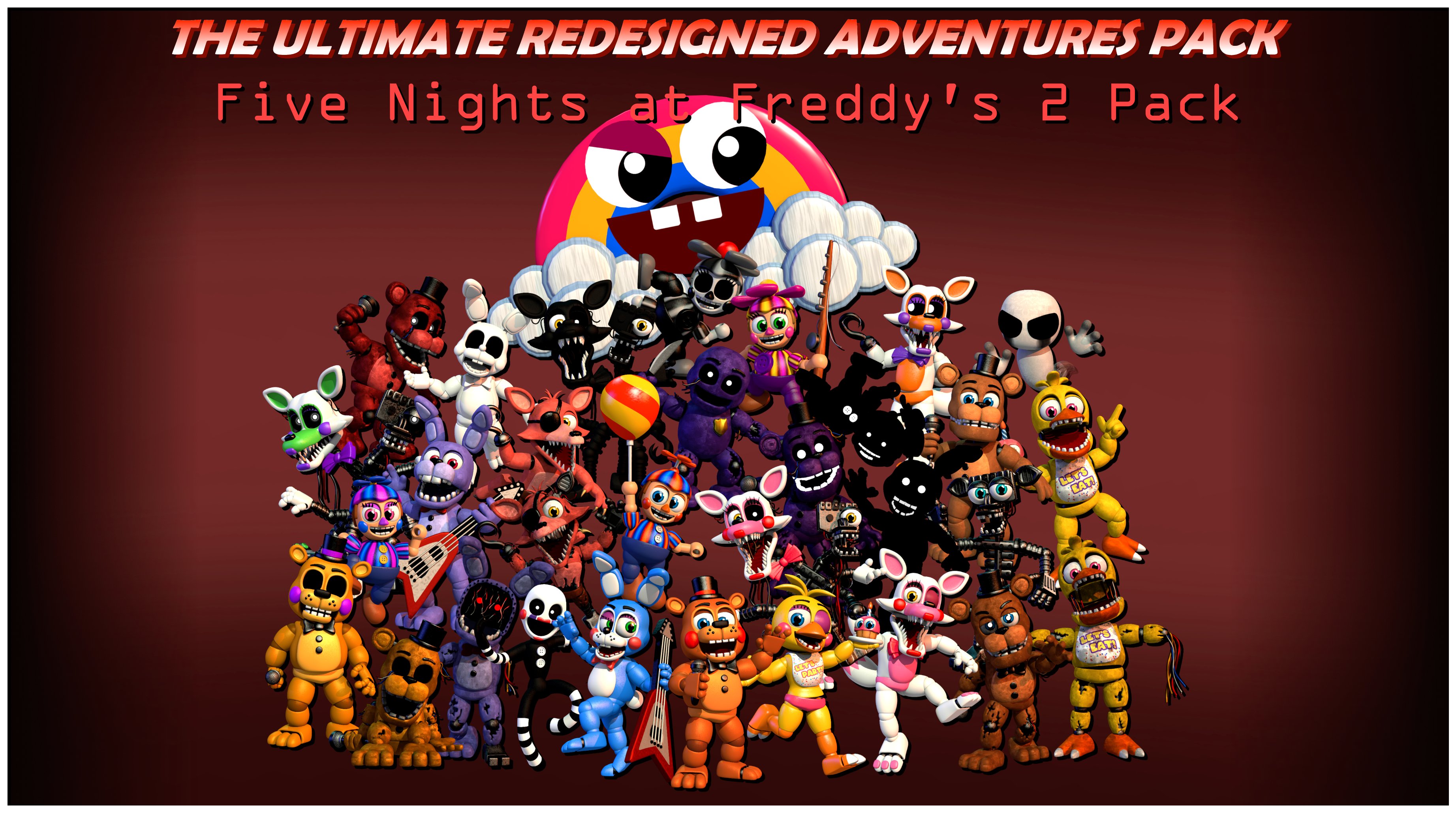 Ultimate Redesigned Adventures Pack on X: Blender 2.79 release of both the  URAP Five Nights at Freddy's 2 Pack and Five Nights at Freddy's 3 Pack!  Download them on Deviantart now! FNaF