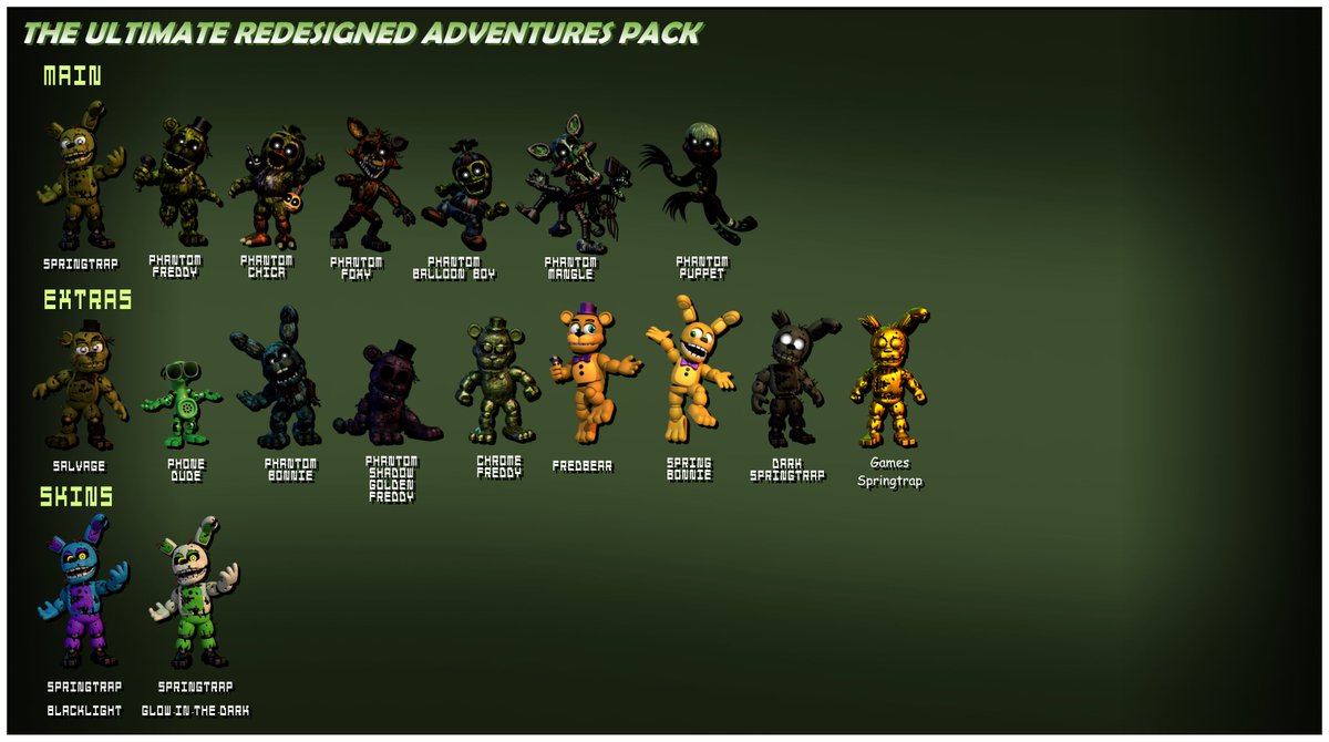 Ultimate Redesigned Adventures Pack (@pack_ultimate) / X