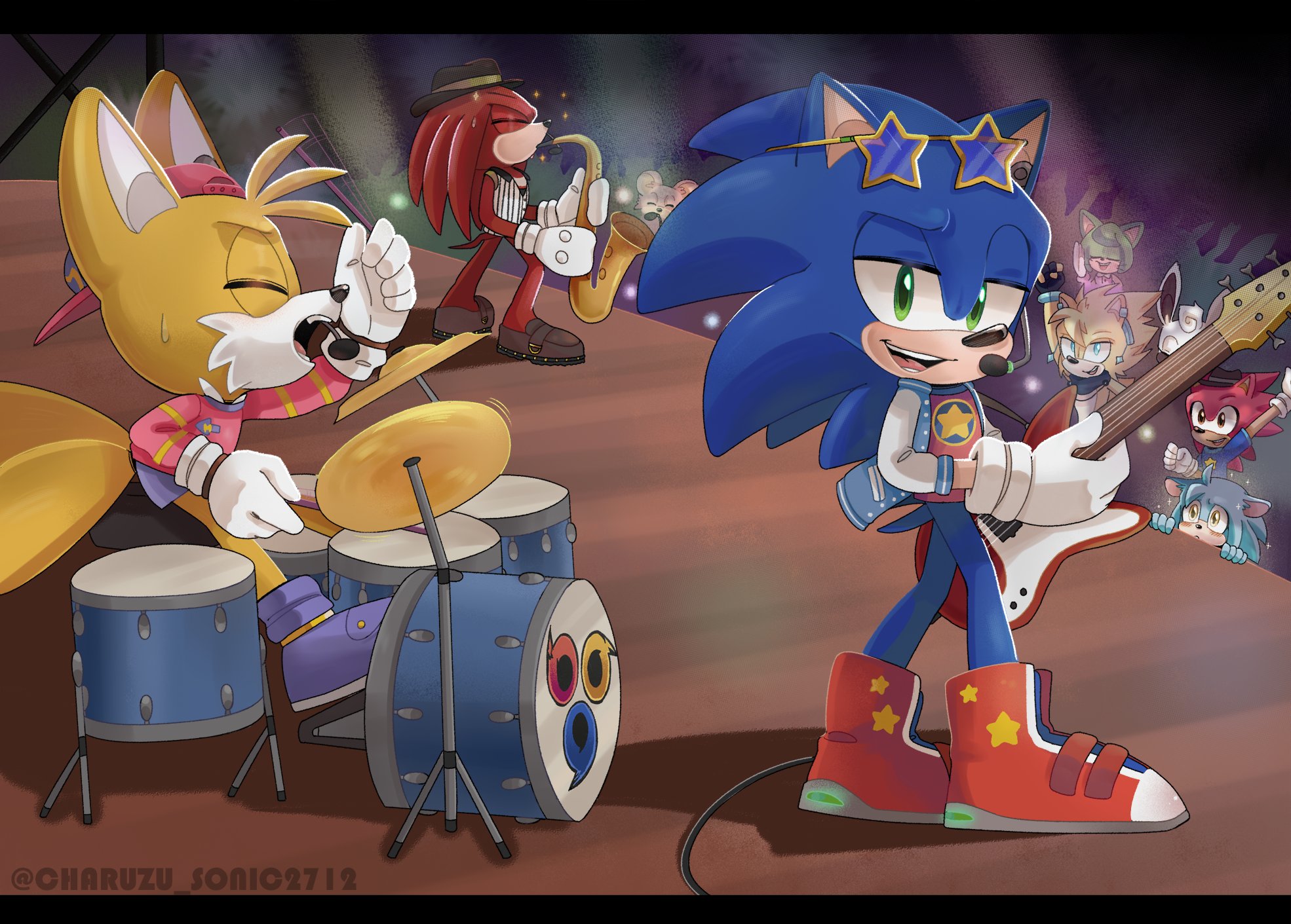Charuzu2712 on X: “I really wanted to draw team Sonic 