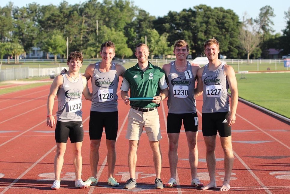 The group becomes the first relay in school history to earn All-American status! 🇺🇸👏