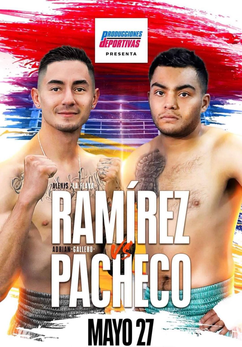 TVCDeportes's tweet photo. 🔥ES VIERNES DE "BOX, BOX, BOX🔥
No te pierdas la gran función de #BoxeoTotal con Producciones Deportivas.
🔴 #TVCD2
📅: Viernes 27 de Mayo
⏰: 23:05 HRS
📺: 316 @Megacable https://t.co/X34qC7WvJz