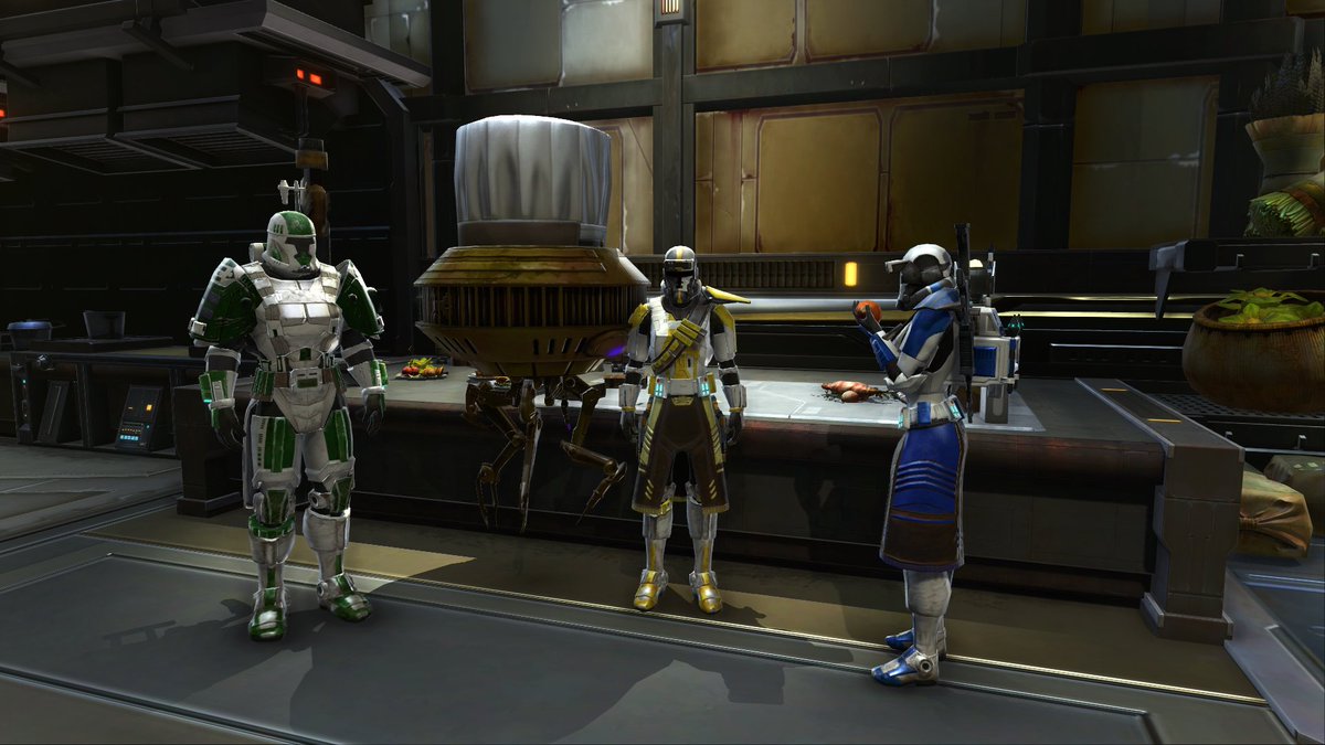 121stAurek's tweet photo. Had to stop for victuals in the middle of a flashpoint 🍖🍺 #swtor #spiritofvengeance #troopers #sateleshan https://t.co/CUmDzcN4ni