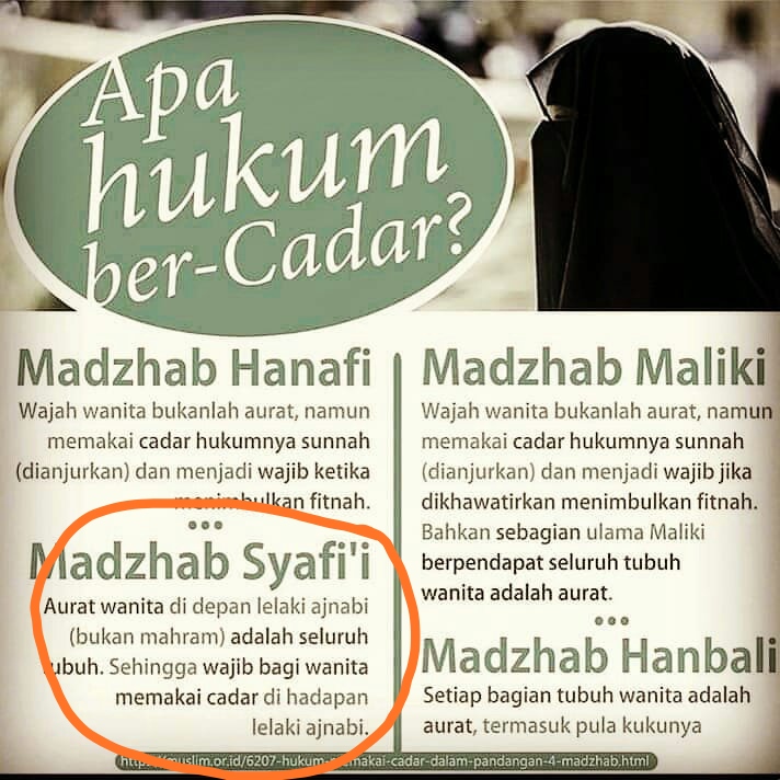 <a href="/timpakul_89/">TimPakuL</a> Dan Anehnya Islam Anusantara Memakai Madzhab Imam Syafi'i Rahimahullah .. Padahal Imam Syafi'i mewajibkan Cadar /Niqob. Imam Syafi'i mana yang mereka ikuti...??