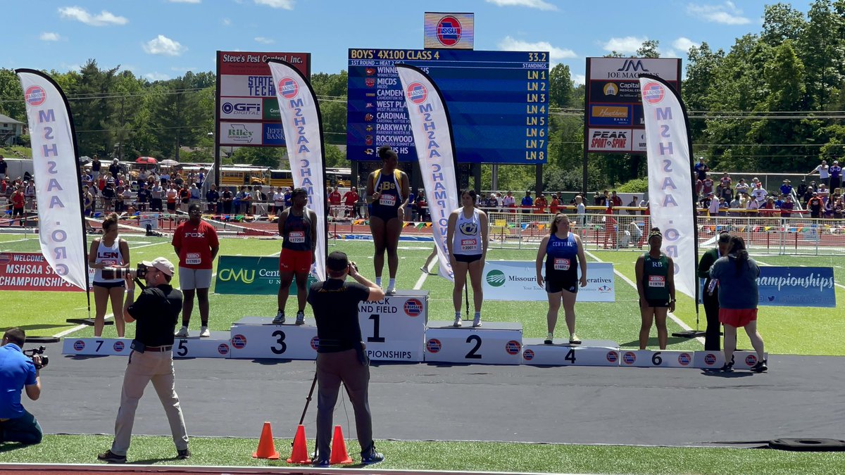 Makenzie Garr <a href="/makkk92/">Makenzie Garr</a> placed 4th in Shot Put earning All State in back-to-back years, and just a junior. She throws discus at 9:00 tomorrow.
<a href="/CHS_Indians/">St. Joe Central HS</a> <a href="/DCLau5/">David Lau</a> <a href="/chrisRroush/">Chris Roush</a> <a href="/MicaelaDeaTV/">Micaela Dea</a> <a href="/SJNPSports/">News-Press NOW Sports</a> @NPNowZenner <a href="/cliffnotes_pod/">Cliff Notes Podcast</a> @TommyKFEQ <a href="/KQ2SPORTS/">KQ2Sports</a>