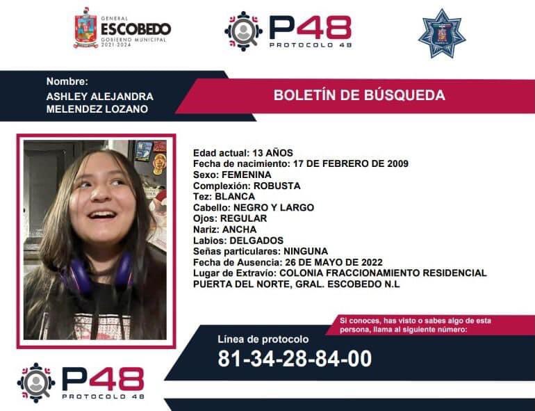 LoQuePasaEnNL's tweet photo. ‼️CONFIRMADA VERACIDAD FICHA‼️
Solicitamos compartan para localizar a las jóvenes Ashley Alejandra Meléndez Lozano y Melannie Andrea Meléndez Lozano de 13 y 19 años de edad y están extraviadas desde ayer y son de Escobedo #LoQuePasaEnNL®️
☎️ 81 3428 8400
#Protocolo48 https://t.co/b1UHvuV5ix