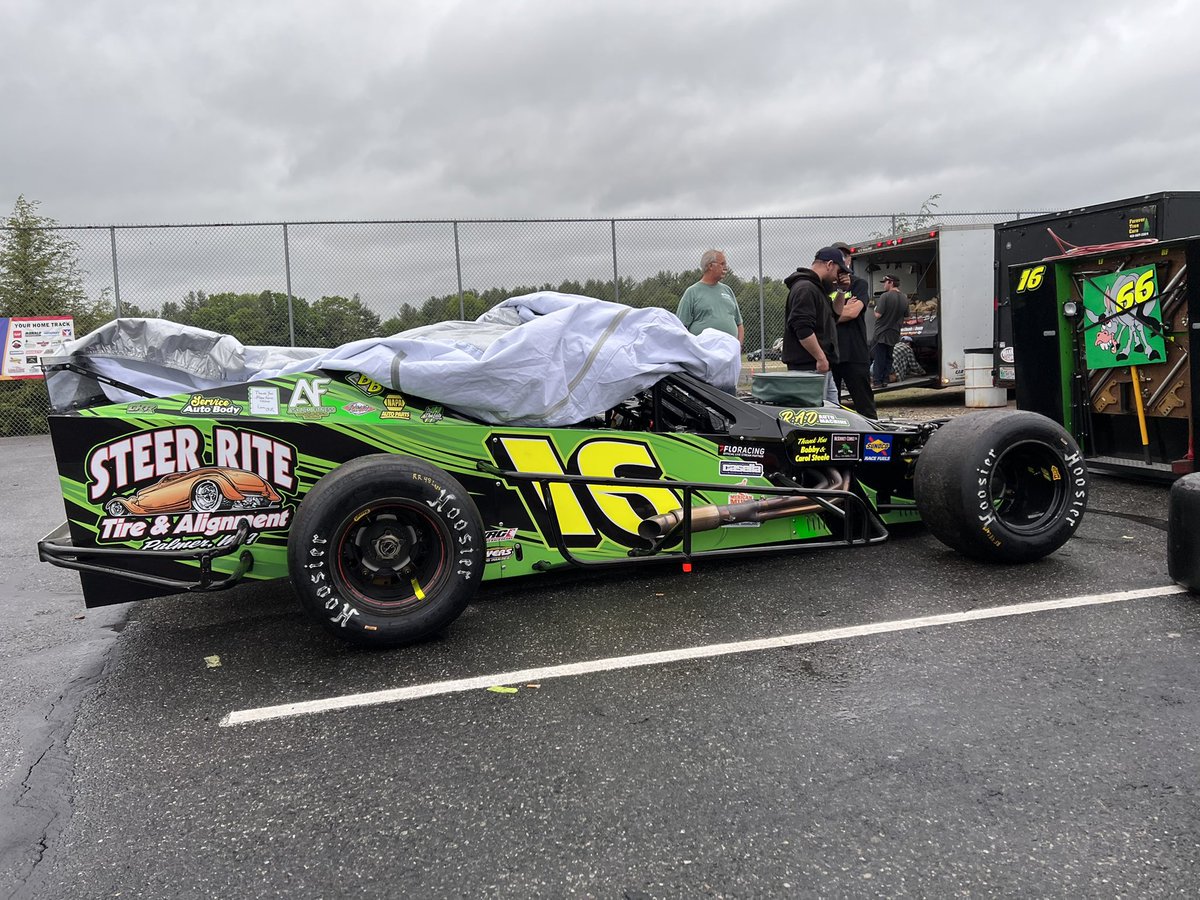DylanKopec's tweet photo. Thatโs a wrap on today, Mother Nature sat a thick rain cloud over the speedway right in time for the features!
Kudos to @StaffordSpeedwy for making the attempt tonight.
We planned to start P1 in our feature which is a bummer!! Onto next week!
#CKR #GetTheRainTiresOut #SKMod https://t.co/2mMVhGY7Ve