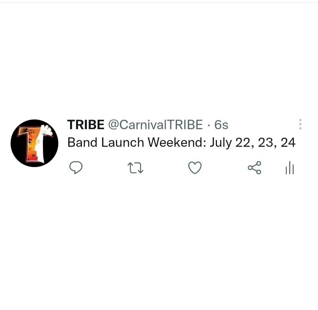 🇹🇹The Home, the Mother of Carnival, Trinidad, announces a major Carnival costume launch! Book your flights ✈️ buy your costumes! Feb 20 - 21, 2023. But we jamming from Dec 2022. See you soon!