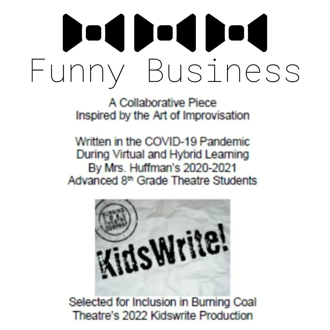 cmms_theatre's tweet photo. Thank you @burningcoaltc! You all did an exceptional job! Your production of Funny Business was SO GREAT AND SO FUN TO WATCH! CONGRATULATIONS to @CMMSCougars alum playwrights! #KidsWrite2022 #CTCReady https://t.co/j9yWG35age