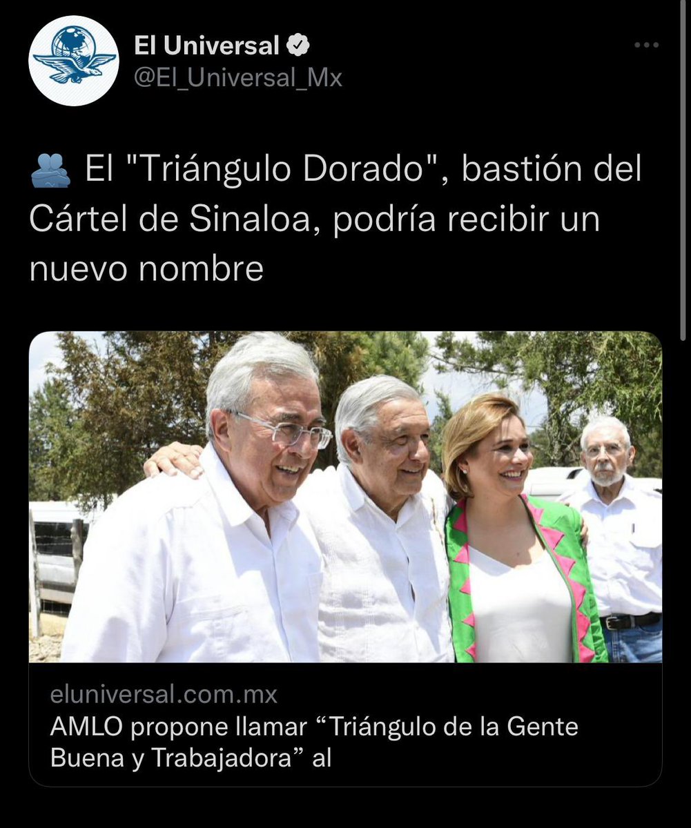 A los narcos se les dirá emprendedores, hermandades a los carteles y asperezas a los ajustes de cuentas. ¡Ya está! Ah qué Andrés… 🥴