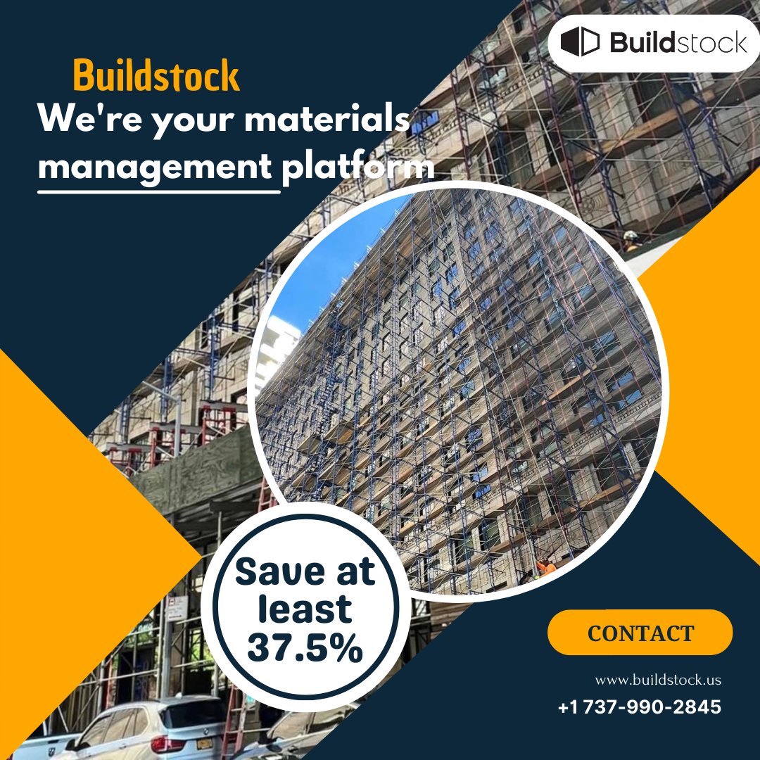 Buildstock removes the need for middle men.
No middlemen. Better discovery.
Huge savings.
Visit: buildstock.us

#construction #buildingmaterials #building #rawmaterials #manufacturing #contractors #designbuild #highrisebuildings
#b2b #buildstock #buildingconstruction