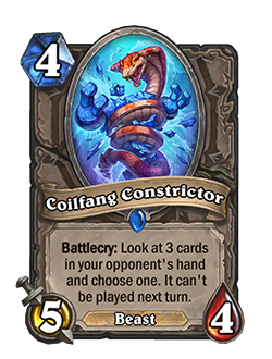 This is probably gonna be overrated by 50% of the community. Unplayable in this meta at 4 mana. (if this effect were on a 2 mana bloodfen raptor it would be broken funnily enough)