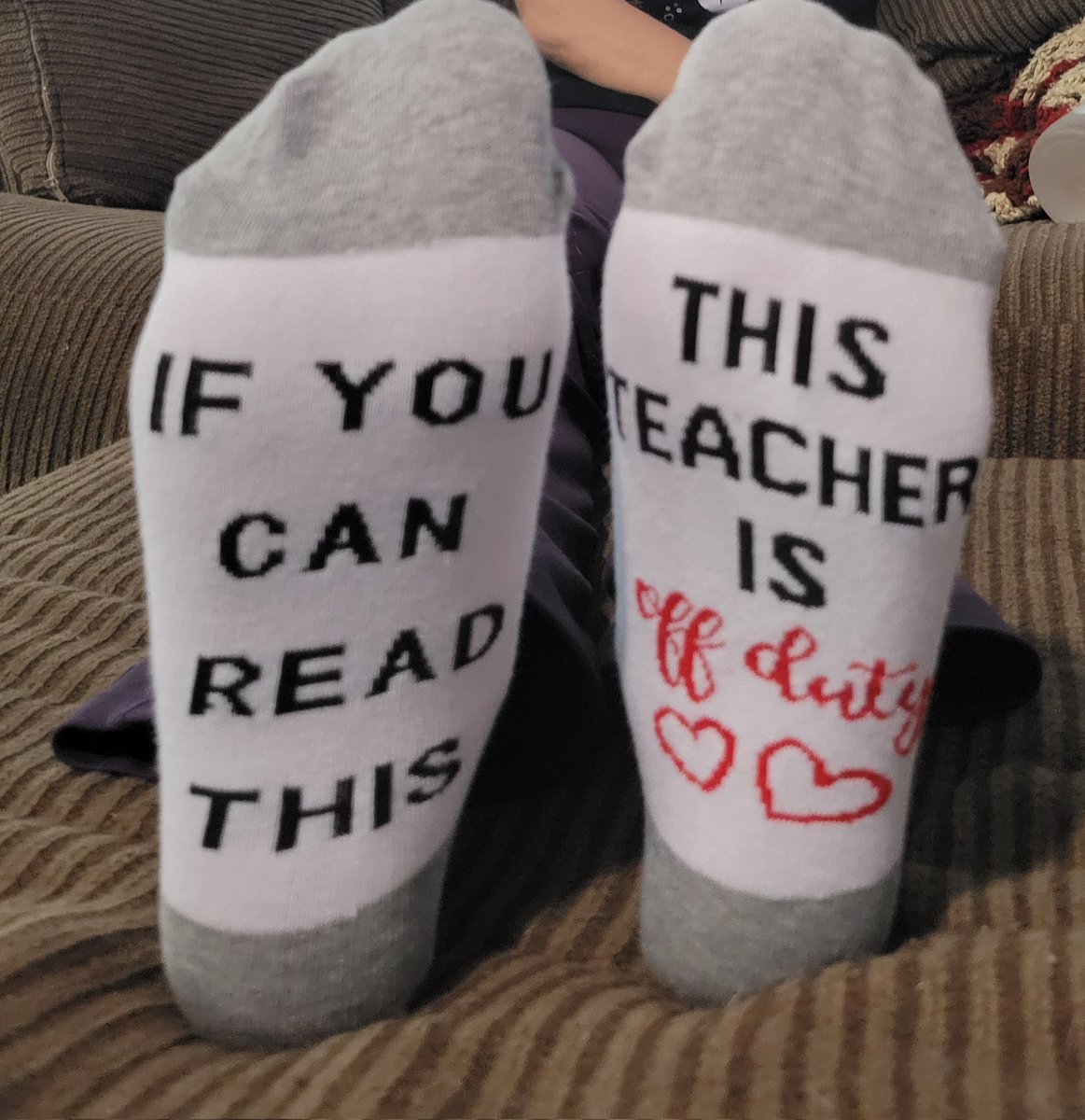 MrsSteen1's tweet photo. Perfect day for socks from an awesome S https://t.co/emHdciVKNB