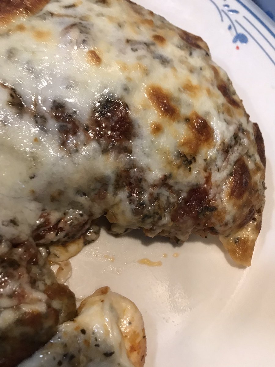 MightyMouse____'s tweet image. I made cheekun parm! ^u^