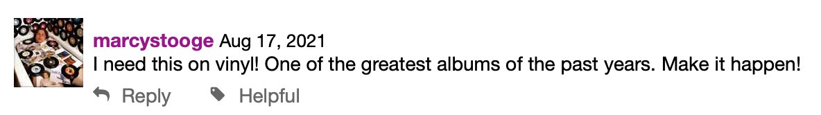 Thanks MarcyStooge (whomever you are) for posting this on <a href="/discogs/">Discogs</a> about our album Beatrice's Guitar! *Fingers crossed* we'll eventually press a vinyl version some day. Until then, you can still check it out on Spotify, Apple Music or on our Bandcamp Page:
theintelligenceservice.bandcamp.com/album/beatrice…
