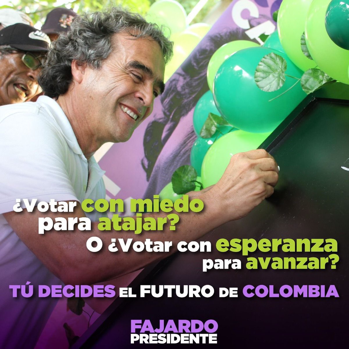 compromisobol's tweet photo. 💚💚💚
#FajardoPresidente https://t.co/S5Pbfiqyr3