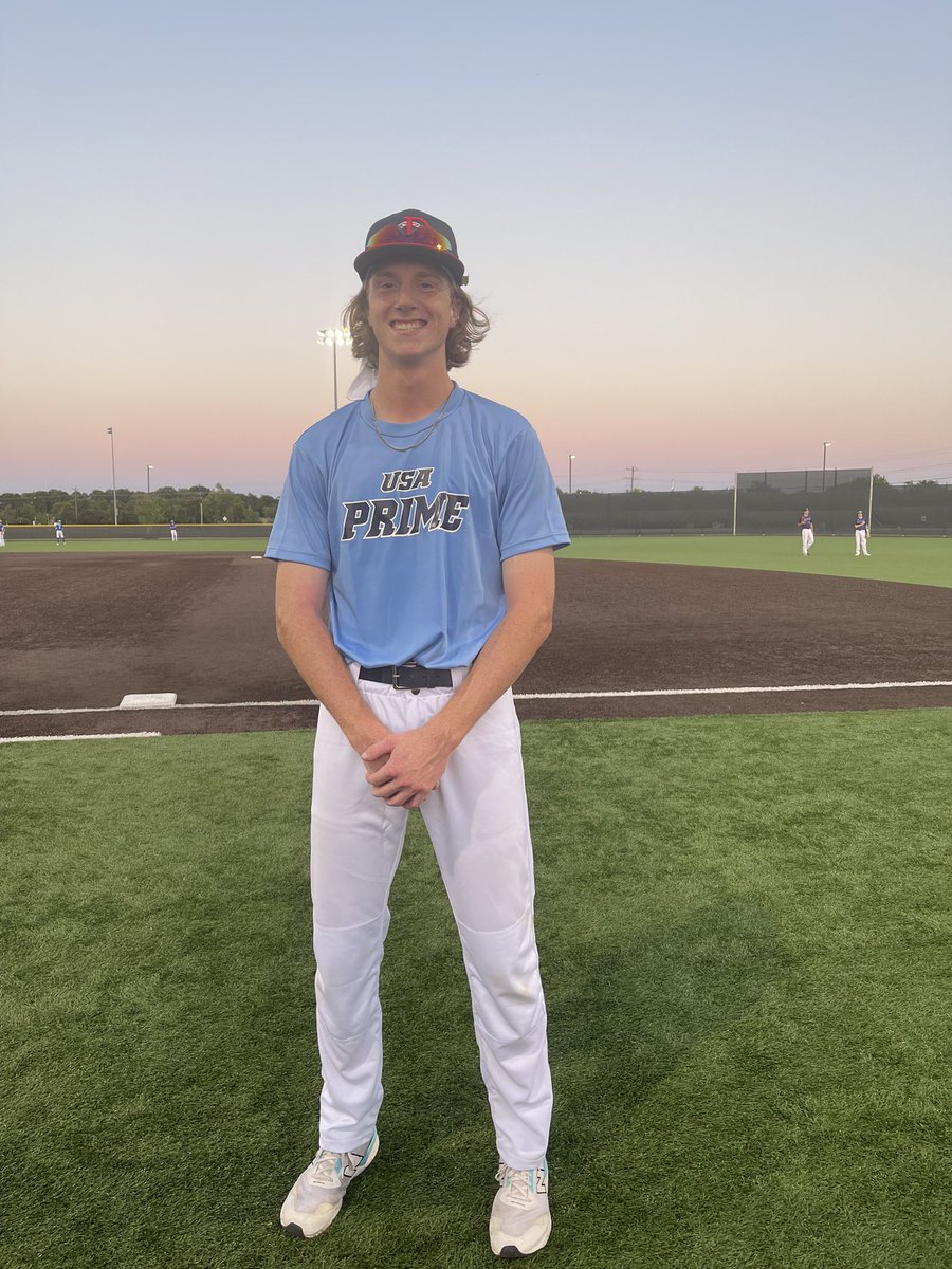 ✭Five Tool Texas✭ (@fivetooltexas) on Twitter photo F: <a href="/CavemenPrime/">USA Prime Cavemen-Garcia</a> Garcia 10, Fielders Choice Prospects Ruybal 1
PoG: Jake Dempsey 3-4, 2B, 2 RBI
Pitcher: <a href="/CorbynTorti/">Corbyn Torti</a> 3 IP, 4K, 0H, 2H F: <a href="/CavemenPrime/">USA Prime Cavemen-Garcia</a> Garcia 10, Fielders Choice Prospects Ruybal 1
PoG: Jake Dempsey 3-4, 2B, 2 RBI
Pitcher: <a href="/CorbynTorti/">Corbyn Torti</a> 3 IP, 4K, 0H, 2H