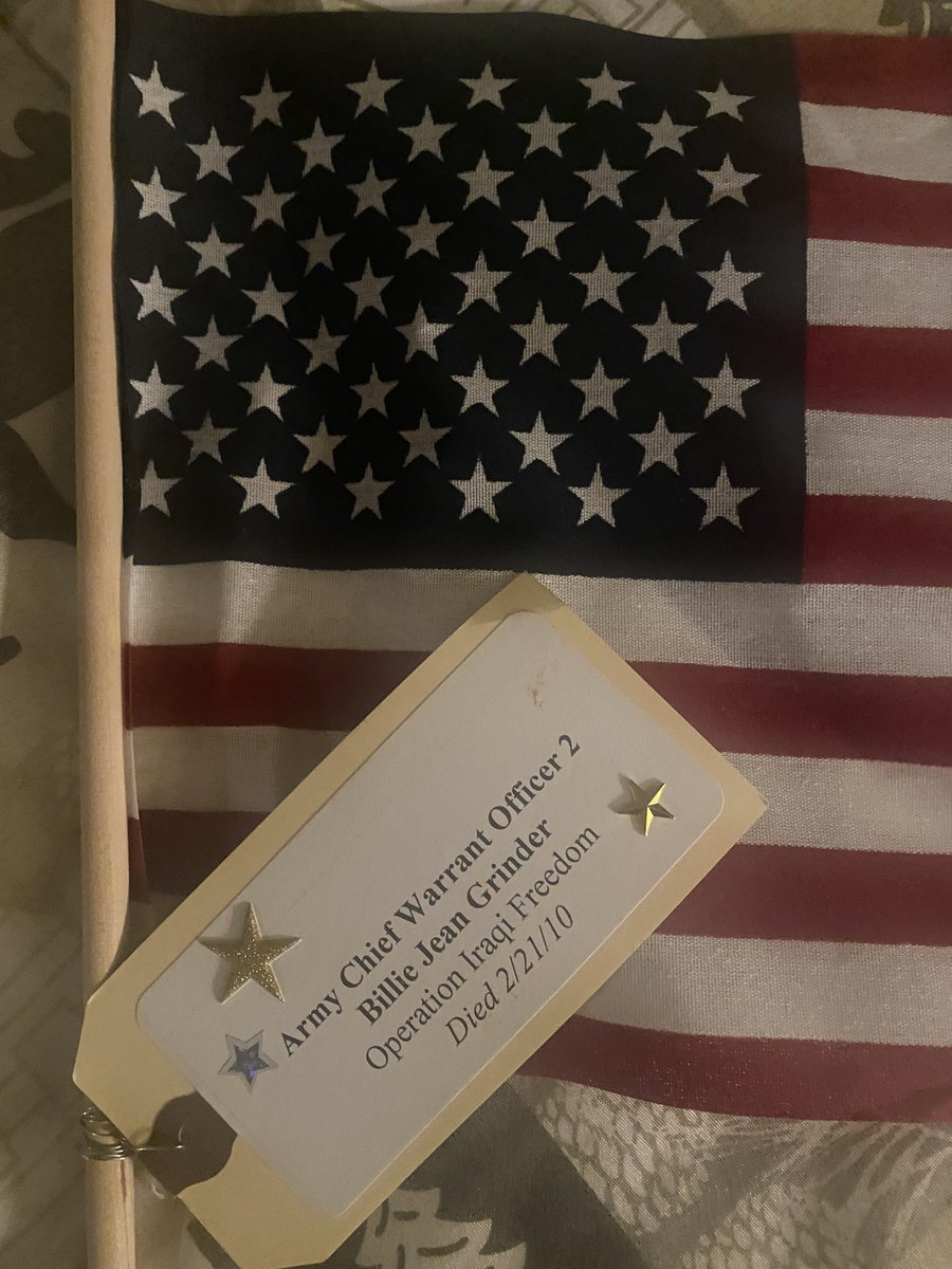 Every driver was given a flag with a dog tag with a name of a military member who paid the ultimate sacrifice. They rode in our trucks today and will be placed in the ground to honor then this weekend. We can never repay them. But we must never forget them  Glenn.Marlton Center